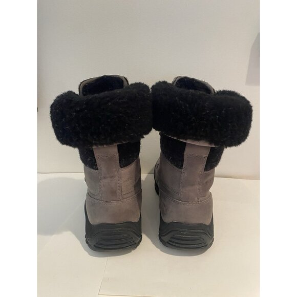 UGG ADIRONDACK II WOMEN WINTER BOOTS LEATHER CHARCOAL US 6 / UK 4.5/ EU 38 - Picture 4 of 8